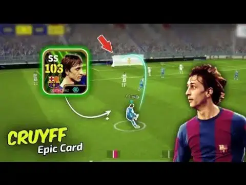 'Video thumbnail for Epic Johan CruyFF🥶 - Best SS card in Efootball Pes?👑😳🤯'