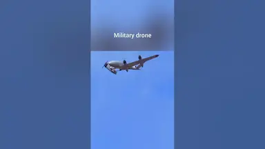 'Video thumbnail for The future of warfare is here. #robot #electrical #drone #military #classroom #warfare'