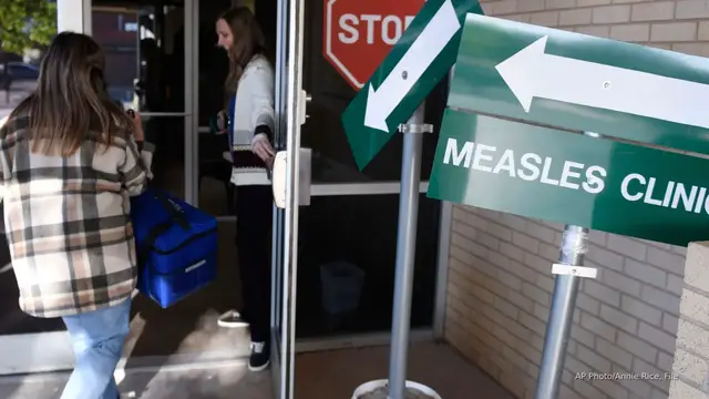 'Video thumbnail for Measles has been eradicated in the US. So why are there so many new cases?'