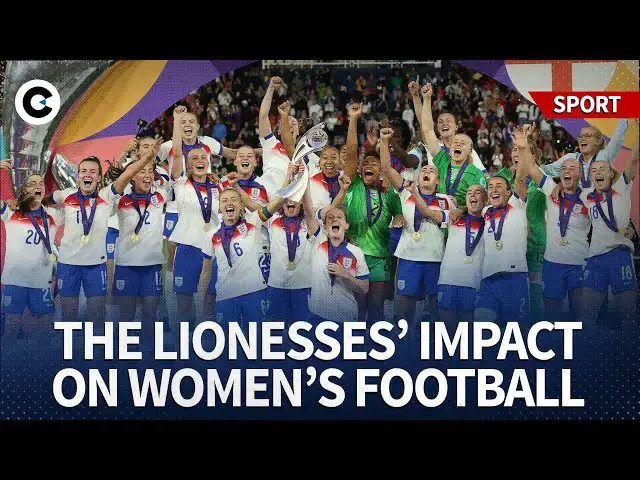'Video thumbnail for How England's Lionesses are impacting women's football'