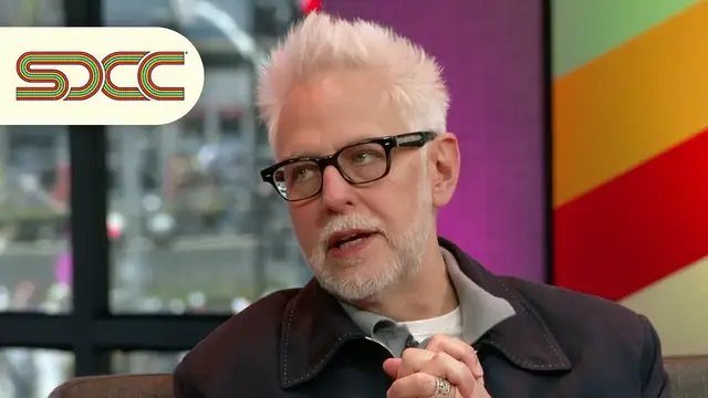 'Video thumbnail for James Gunn’s Peacemaker Teases Massive Ties To Batman, But We Won’t See Him… “Yet" | SDCC 2025'