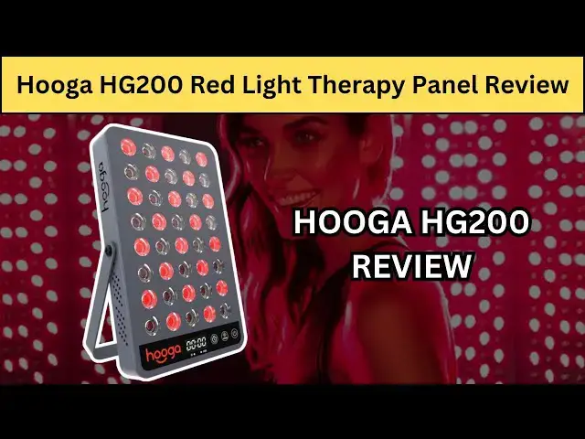 'Video thumbnail for Hooga HG200 Red Light Therapy Panel Review #redlighttherapydevice #review #redlighttherapybenefits'