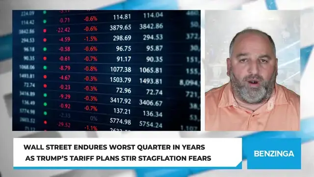 'Video thumbnail for Wall Street Endures Worst Quarter In Years As Trump’s Tariff Plans Stir Stagflation Fears'