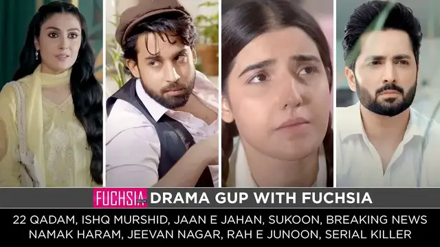 'Video thumbnail for Ishq Murshid | 22 Qadam | Jaan e Jahan | Rah e Junoon | Sukoon | NH | JN | BN | SK | Drama Gup'