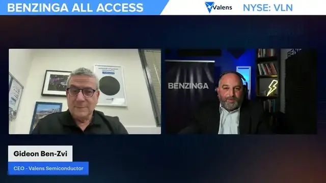 'Video thumbnail for Valens Semiconductor   Gideon Ben-Zvi   Benzinga All Access'