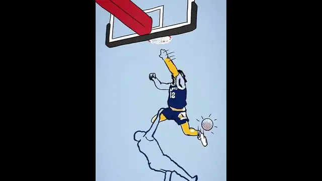 'Video thumbnail for heatcheck: ja morant animated dunk highlights'