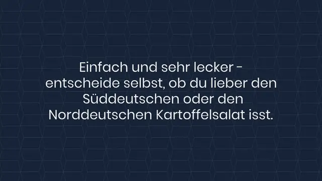 'Video thumbnail for Schwäbischer Kartoffelsalat mit Brühe – einfaches Rezept ohne Mayo'