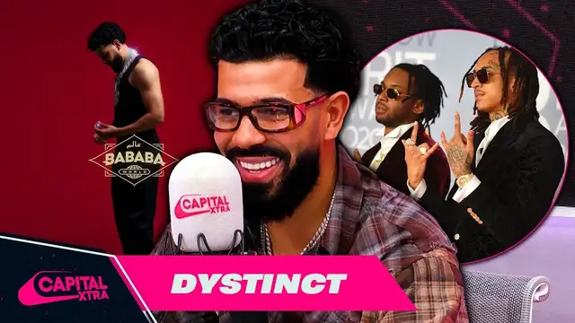 'Video thumbnail for Dystinct on working with D-Block Europe & making Darija & Arabic music global   | Capital XTRA'