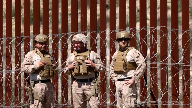 'Video thumbnail for US Army to control ‘buffer zone’ along Mexico border'