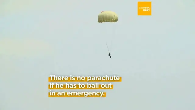 'Video thumbnail for Can this ‘Air Scooter’ cross the English Channel safely? Franky Zapata attempts new feat'