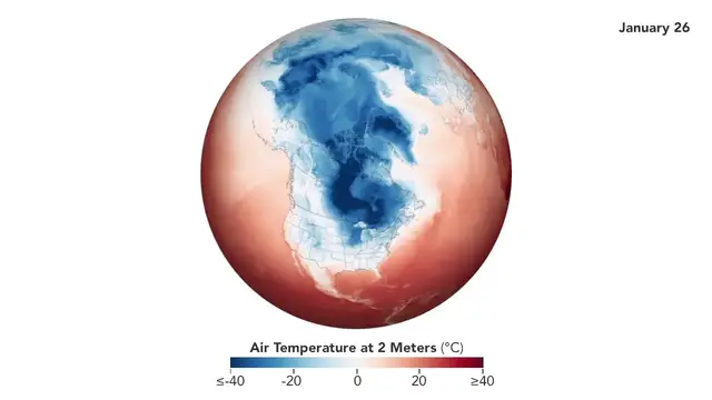 'Video thumbnail for Polar Vortex 2019 - Arctic Weather Plunges Into North America'