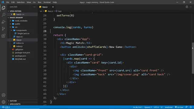 'Video thumbnail for Build a Memory Game with React #4 - Creating a Card Component'