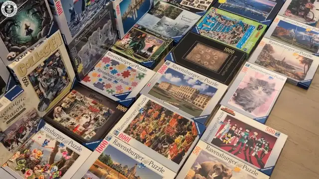 'Video thumbnail for Largest collection of jigsaw puzzles'