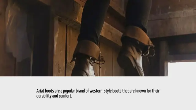 'Video thumbnail for How To Pronounce Ariat Boots'