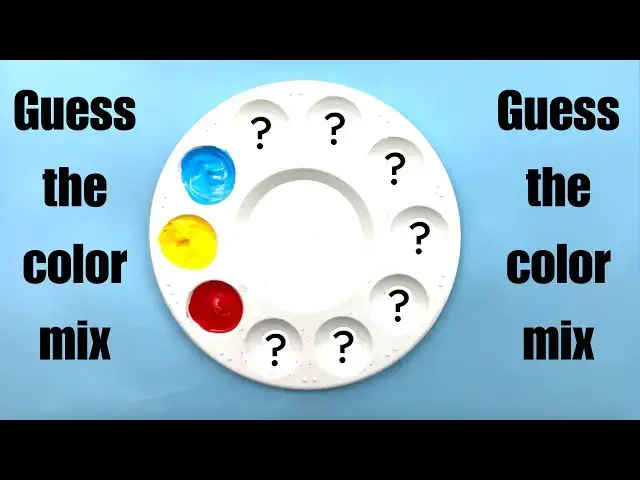 'Video thumbnail for Color mixing recipes | Blue Red Yellow | Primary Color mixing'