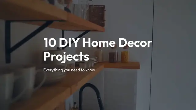 'Video thumbnail for Creative DIY Home Decor Ideas'