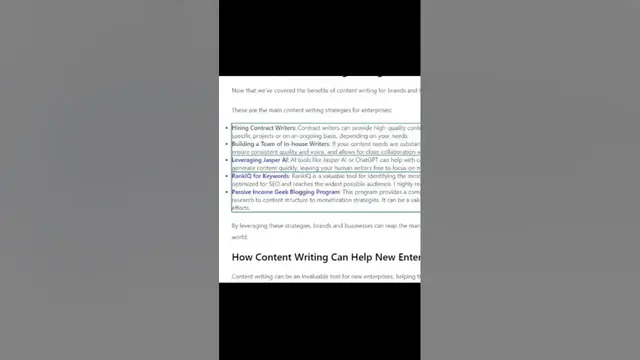 'Video thumbnail for Jasper AI New Pricing! 😎😲 #ai #writing #blogging https://bit.ly/3pEaIi4 (affiliate link)'