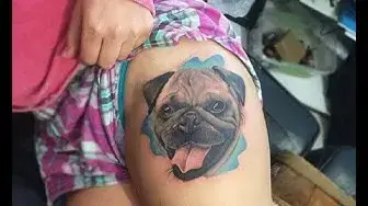 'Video thumbnail for 50 Pug Tattoos to Celebrate Your Four-Legged Best Friend'
