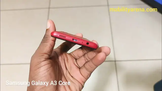 'Video thumbnail for Samsung Galaxy A3 Core: 360-degree hands-on look and specs of a cheap 4G Android smartphone'