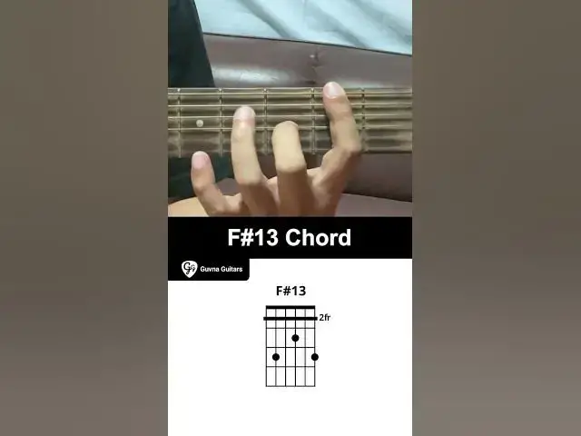 'Video thumbnail for How To Play The F#13 Chord On Guitar - Guvna Guitars'