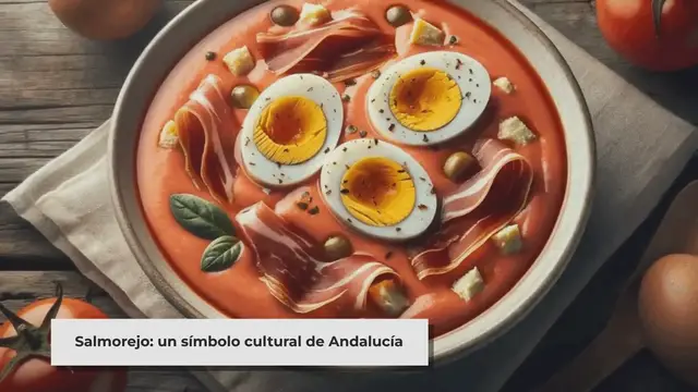 'Video thumbnail for Salmorejo: La Sopa Fría Andaluza que Refresca el Verano'