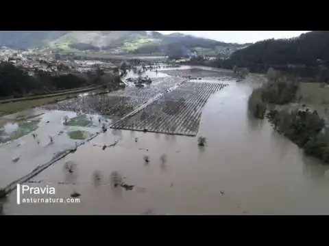 'Video thumbnail for Inundaciones en Pravia enero 2019'