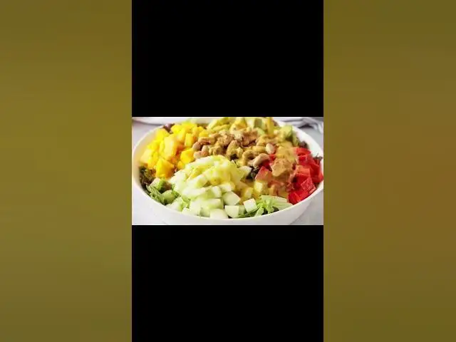 'Video thumbnail for Ensalada de Mango con Aderezo de Mango #shorts'