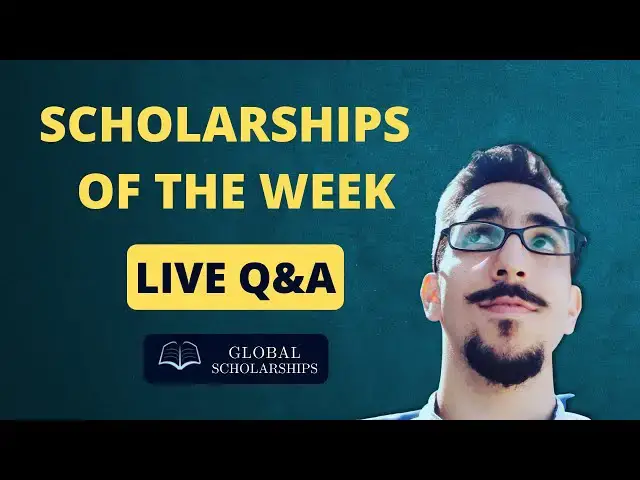 'Video thumbnail for Global Scholarships: “Q & A” And Scholarship Analysis (12.15.2023)'