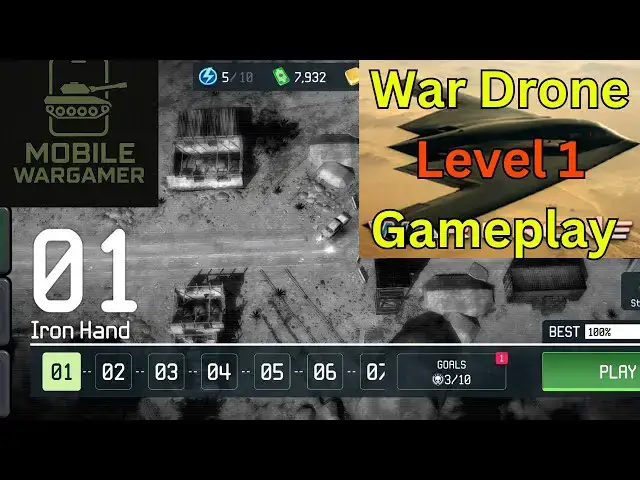 'Video thumbnail for War Drone Level 1 Gameplay - Mobile War Drone Game'