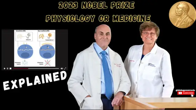 'Video thumbnail for Explained! Nobel Prize 2023 Physiology and Medicine mRNA Base Modification and Vaccine Production'