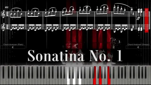 'Video thumbnail for "Sonatina No. 1" Czerny Piano Tutorial | Sheet Music | Op. 163 in C Major'