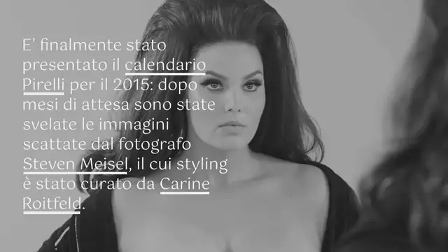 'Video thumbnail for Calendario Pirelli 2015, le foto di Candice Huffine e delle super model'