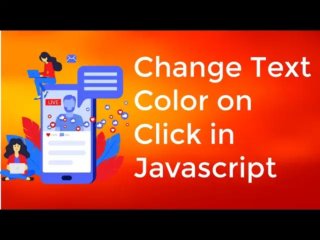 'Video thumbnail for How to Change Text Color Onclick in Javascript||Change color on Click'