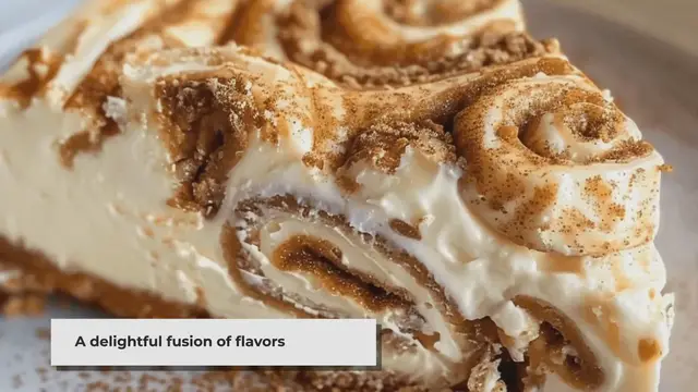 'Video thumbnail for Cinnamon Roll Cheesecake: Two Desserts in One'