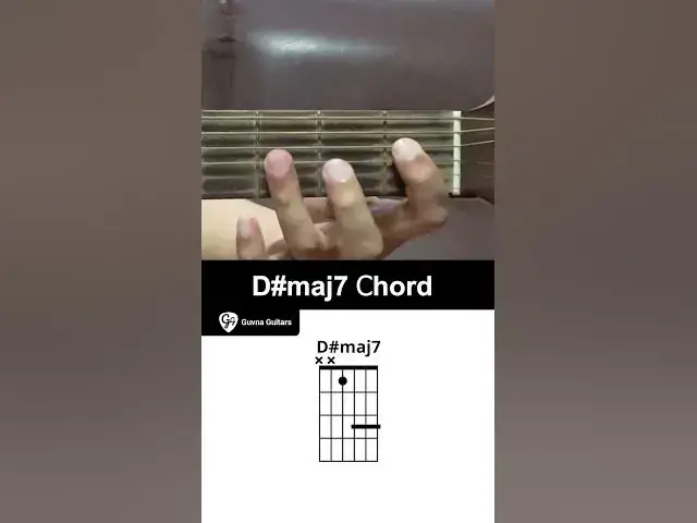 'Video thumbnail for How To Play The D#maj7 Chord On Guitar - Guvna Guitars'