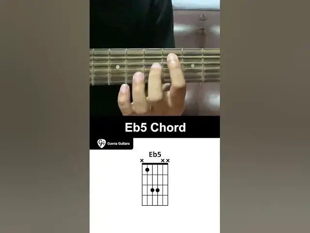 'Video thumbnail for How To Play The Eb5 Chord On Guitar - Guvna Guitars'