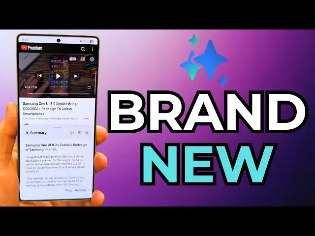 'Video thumbnail for Hidden Samsung Video Summary Tool Found On Galaxy Smartphones (Coming In One UI 8.0)'