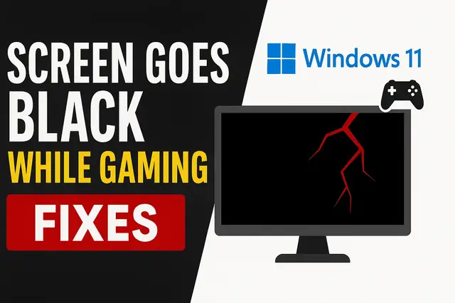 'Video thumbnail for Fix Black Screen While Gaming on windows 11'