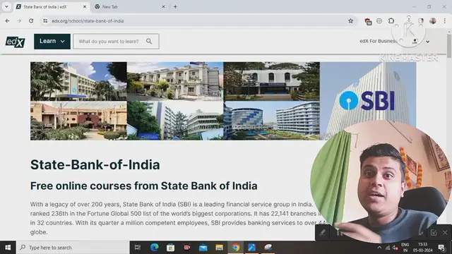 'Video thumbnail for State bank of india Free course 2024 & Internship '