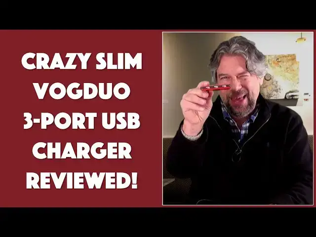 'Video thumbnail for The Super Slim VOGDUO 3 Port USB Charger  - REVIEWED'