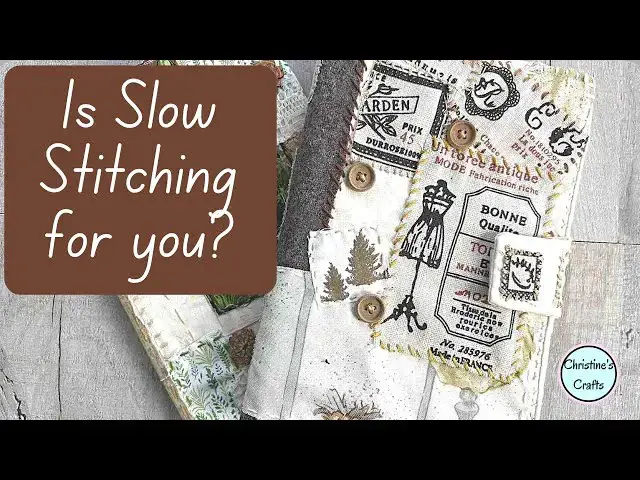 'Video thumbnail for Create a STUNNING Unique Journal Cover with Slow Stitching!'