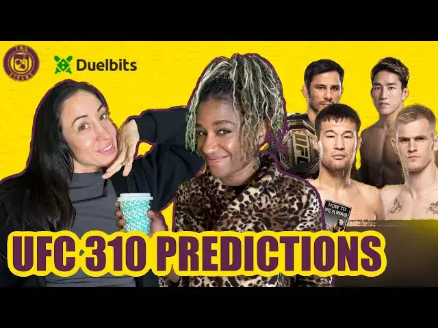 'Video thumbnail for UFC 310 Predictions with UFC Vets Angela Hill and Jessica Penne'