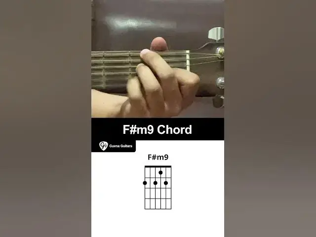 'Video thumbnail for How To Play The F#m9 Chord On Guitar - Guvna Guitars'