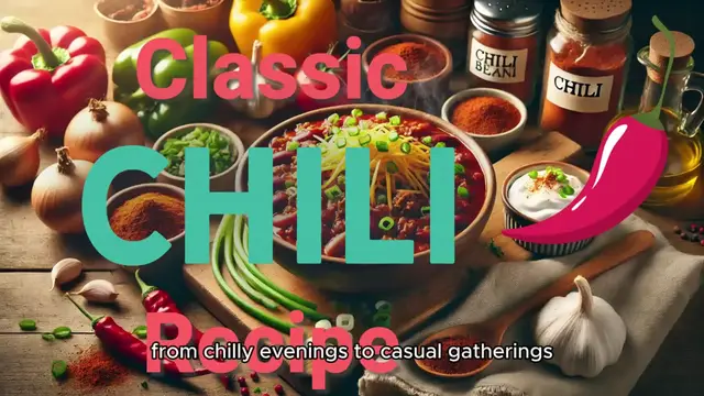'Video thumbnail for Classic Chili Recipe'