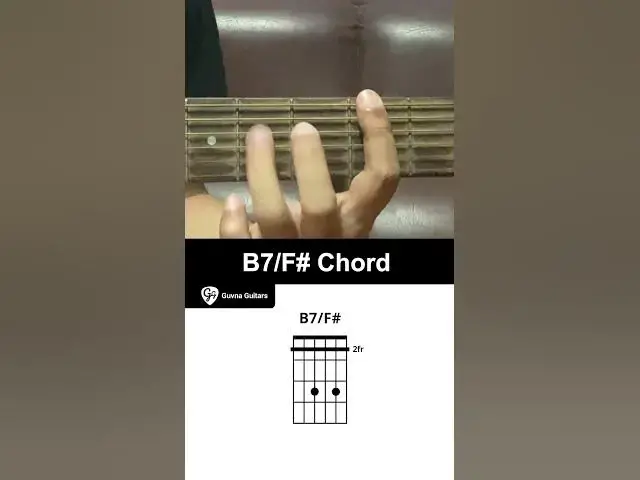 'Video thumbnail for How To Play The B7/F# Chord On Guitar - Guvna Guitars'