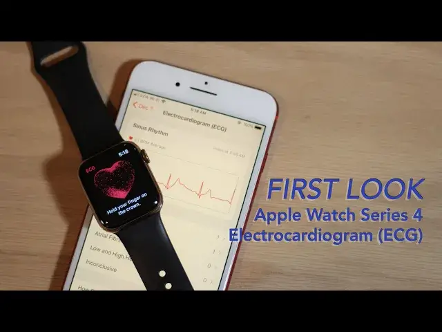 'Video thumbnail for A Quick First Look at ECG on Apple Watch Series 4'