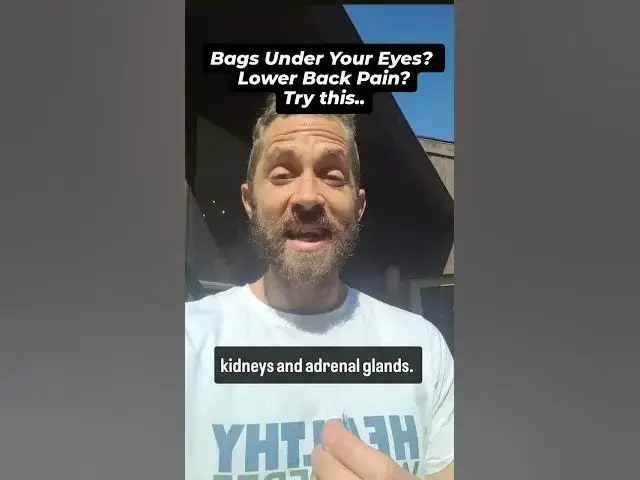 'Video thumbnail for Bags Under Your Eyes? Lower Back Pain? Watch This..'