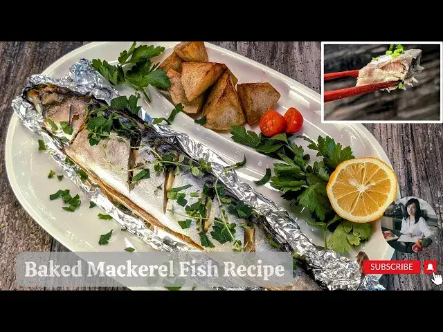 'Video thumbnail for SUPER EASY Baked Mackerel Fish in Foil Recipe| @mrs5cookbook'