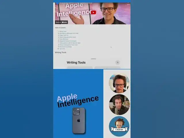 'Video thumbnail for Apple Intelligence: The Future of iOS and What to Expect'