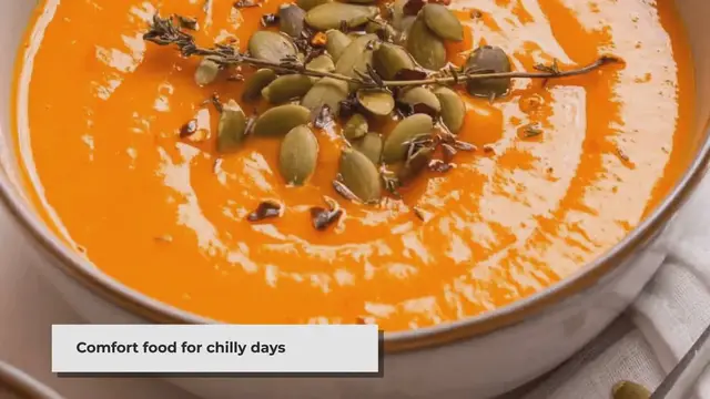 'Video thumbnail for Easy Vegan Acorn Squash Soup Recipe'